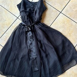 Forever 21 Black Polka Dot Dress